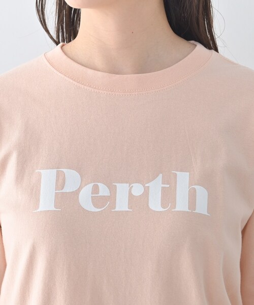 Healthy denim(ヘルシーデニム)の「【Healthy DENIM】PerthロングTシャツ(Tシャツ/カットソー・レディース・ホワイト/ベビーピンク/ブラック・02)」の20枚目の写真