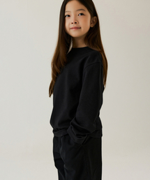 [ヒートタンダード] クルーネック長袖Tシャツ [ブラック]