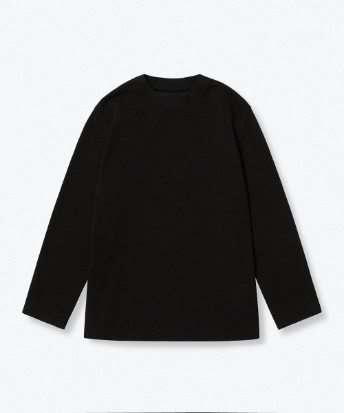 MUSINSA STANDARD KIDS（ムシンサスタンダードキッズ）の「[ヒートタンダード] クルーネック長袖Tシャツ [ブラック]（Tシャツ/カットソー・レディース・その他・110/140/160/150/130/120）」の3枚目の写真