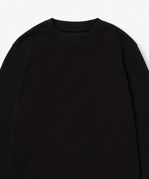 MUSINSA STANDARD KIDS（ムシンサスタンダードキッズ）の「[ヒートタンダード] クルーネック長袖Tシャツ [ブラック]（Tシャツ/カットソー・レディース・その他・110/140/160/150/130/120）」の5枚目の写真