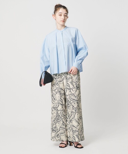 SACRA（サクラ）の「＜SACRA＞ペイズリー イージーパンツ（その他パンツ・レディース・オフホワイト・36）」の5枚目の写真