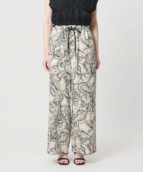 SACRA（サクラ）の「＜SACRA＞ペイズリー イージーパンツ（その他パンツ・レディース・オフホワイト・36）」の6枚目の写真