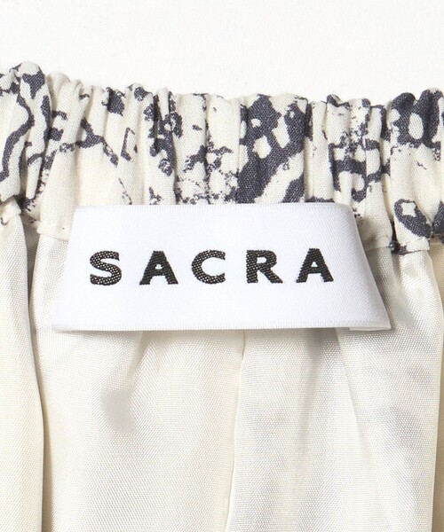 SACRA（サクラ）の「＜SACRA＞ペイズリー イージーパンツ（その他パンツ・レディース・オフホワイト・36）」の17枚目の写真