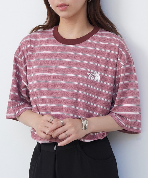 THE NORTH FACE(ザノースフェイス)の「【THE NORTH FACE】S/S FREE RUN BD CR(Tシャツ/カットソー・メンズ・ブラック/レッド/ブルー・L/M/XL)」の1枚目の写真