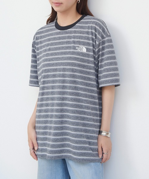 THE NORTH FACE(ザノースフェイス)の「【THE NORTH FACE】S/S FREE RUN BD CR(Tシャツ/カットソー・メンズ・ブラック/レッド/ブルー・L/M/XL)」の2枚目の写真