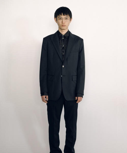 KEISUKEYOSHIDA(ケイスケヨシダ)の「Peaked Lapel Jacket (sleeveless lining)(テーラードジャケット・レディース・ブラック・M/S)」の13枚目の写真