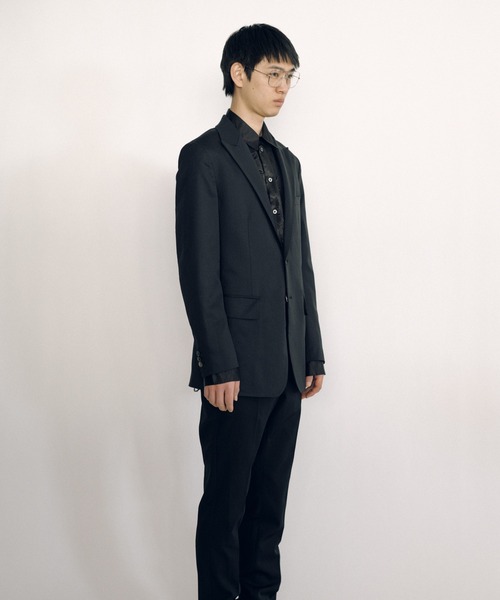 KEISUKEYOSHIDA(ケイスケヨシダ)の「Peaked Lapel Jacket (sleeveless lining)(テーラードジャケット・レディース・ブラック・M/S)」の14枚目の写真