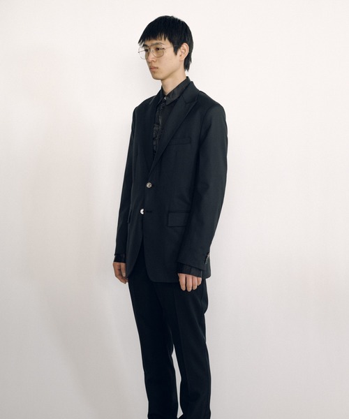 KEISUKEYOSHIDA(ケイスケヨシダ)の「Peaked Lapel Jacket (sleeveless lining)(テーラードジャケット・レディース・ブラック・M/S)」の15枚目の写真