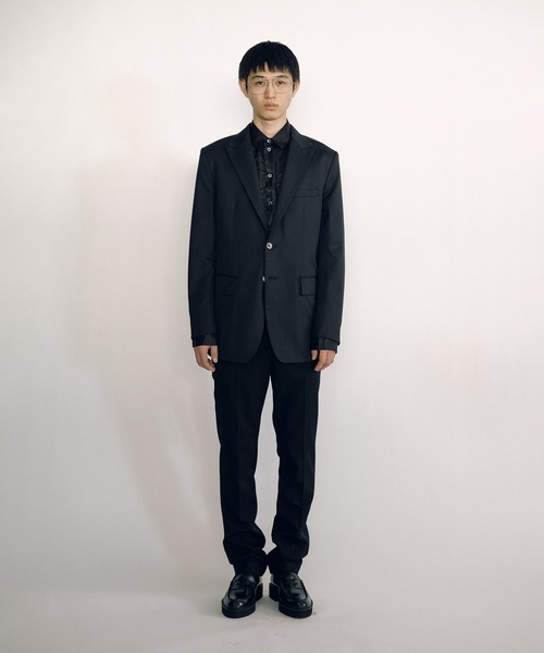 KEISUKEYOSHIDA(ケイスケヨシダ)の「Peaked Lapel Jacket (sleeveless lining)(テーラードジャケット・レディース・ブラック・M/S)」の18枚目の写真