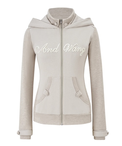 トップス ANDWANG Patina Rib Hoodie Patina Rib Hoodie（スウェット）｜andwang（アンドワン）の