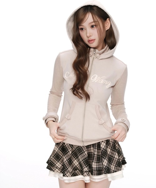Patina Rib Hoodie（スウェット）｜andwang（アンドワン）の 