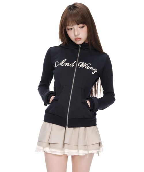 ANDWANG Patina Rib Hoodie