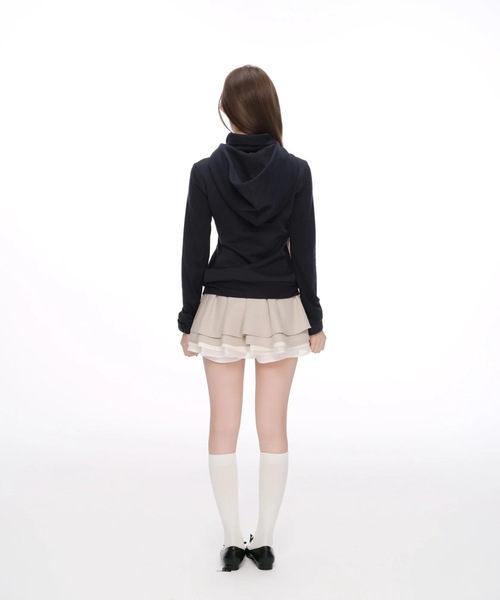 Patina Rib Hoodie（スウェット）｜andwang（アンドワン）の
