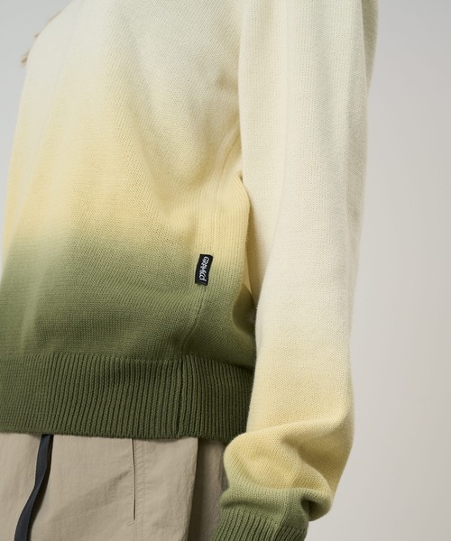 Gramicci(グラミチ)の「SUN FADE SWEATER / サンフェードセーター Gramicci グラミチ(ニット/セーター・メンズ・パープル系その他2/クリーム・M/L/XL/S)」の3枚目の写真