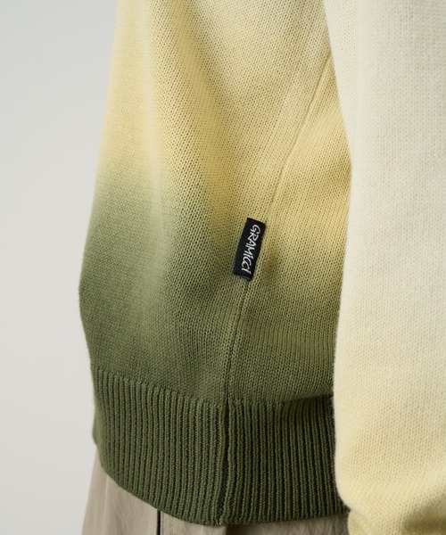 Gramicci(グラミチ)の「SUN FADE SWEATER / サンフェードセーター Gramicci グラミチ(ニット/セーター・メンズ・パープル系その他2/クリーム・M/L/XL/S)」の4枚目の写真