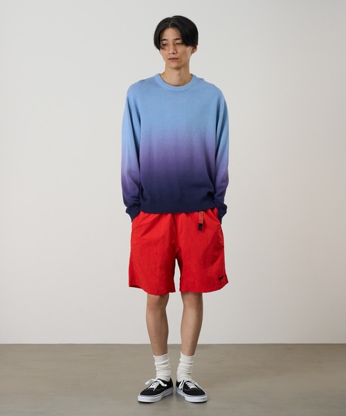 Gramicci(グラミチ)の「SUN FADE SWEATER / サンフェードセーター Gramicci グラミチ(ニット/セーター・メンズ・パープル系その他2/クリーム・M/L/XL/S)」の10枚目の写真