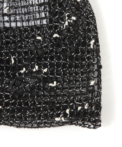 niko and...（ニコアンド）の「オリジナルメッシュワッチ（ニットキャップ/ビーニー・レディース・ブラック/ブラウン・0）」の7枚目の写真