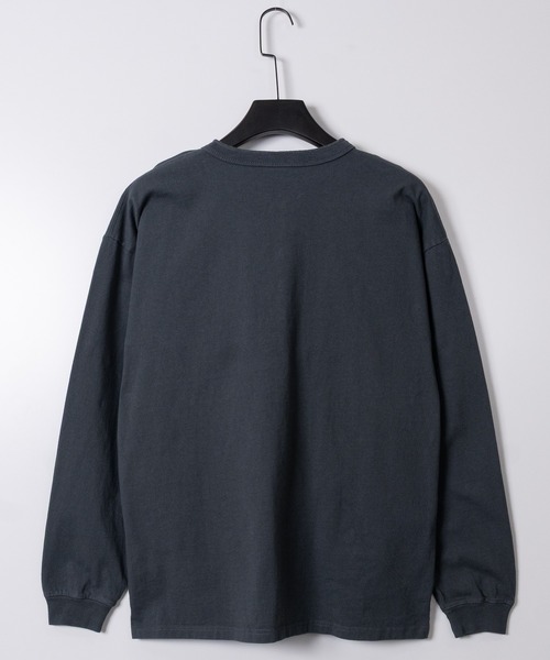 Goodwear（グッドウェア）の「【h】〔Goodwear/グッドウェア〕USAコットン ヘビーウェイト ヘンリーネック ロングスリーブTシャツ/無地（Tシャツ/カットソー・メンズ・チャコールグレー/ブラック/ホワイト/ネイビー/ブルー系その他・SMALL/MEDIUM/LARGE）」の14枚目の写真