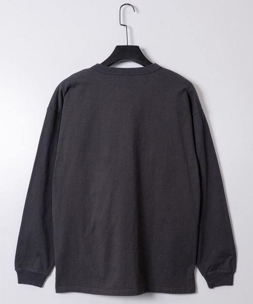 Goodwear（グッドウェア）の「【h】〔Goodwear/グッドウェア〕USAコットン ヘビーウェイト ヘンリーネック ロングスリーブTシャツ/無地（Tシャツ/カットソー・メンズ・チャコールグレー/ブラック/ホワイト/ネイビー/ブルー系その他・SMALL/MEDIUM/LARGE）」の12枚目の写真