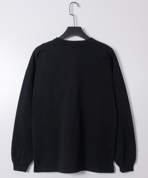 Goodwear（グッドウェア）の「【h】〔Goodwear/グッドウェア〕USAコットン ヘビーウェイト ヘンリーネック ロングスリーブTシャツ/無地（Tシャツ/カットソー・メンズ・チャコールグレー/ブラック/ホワイト/ネイビー/ブルー系その他・SMALL/MEDIUM/LARGE）」の11枚目の写真