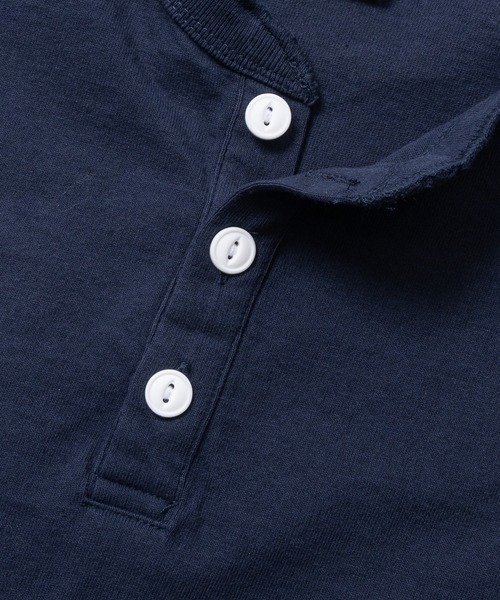 Goodwear（グッドウェア）の「【h】〔Goodwear/グッドウェア〕USAコットン ヘビーウェイト ヘンリーネック ロングスリーブTシャツ/無地（Tシャツ/カットソー・メンズ・チャコールグレー/ブラック/ホワイト/ネイビー/ブルー系その他・SMALL/MEDIUM/LARGE）」の7枚目の写真