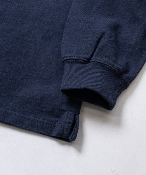 Goodwear（グッドウェア）の「【h】〔Goodwear/グッドウェア〕USAコットン ヘビーウェイト ヘンリーネック ロングスリーブTシャツ/無地（Tシャツ/カットソー・メンズ・チャコールグレー/ブラック/ホワイト/ネイビー/ブルー系その他・SMALL/MEDIUM/LARGE）」の8枚目の写真