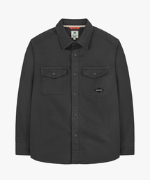 GEECOON（ジークーン）の「レギュラーツーポケットワークシャツジャケット GEE248-203 グレー（シャツ/ブラウス）」