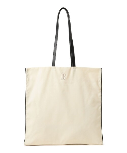 Demi-Luxe BEAMS(デミルクス ビームス)の「ロゴ エンブロイダリー トートバッグ(トートバッグ・レディース・オフホワイト/ブラウン・ONE SIZE)」の5枚目の写真