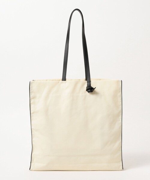 Demi-Luxe BEAMS(デミルクス ビームス)の「ロゴ エンブロイダリー トートバッグ(トートバッグ・レディース・オフホワイト/ブラウン・ONE SIZE)」の7枚目の写真