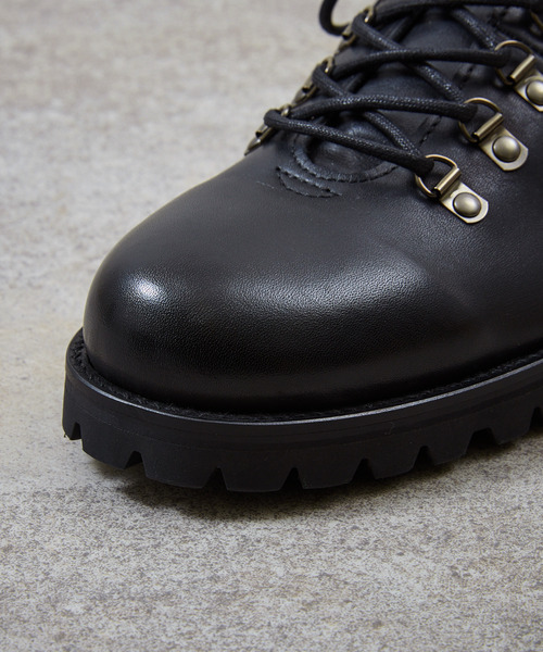 PADRONE(パドローネ)の「PADRONE パドローネ / TREKKING SHOES WATER PROOF LEATHER トレッキングシューズ 防水レザー 日本製 / PU8054-2101(ブーツ・メンズ・ブラック/ダークブラウン・42/41/40)」の6枚目の写真