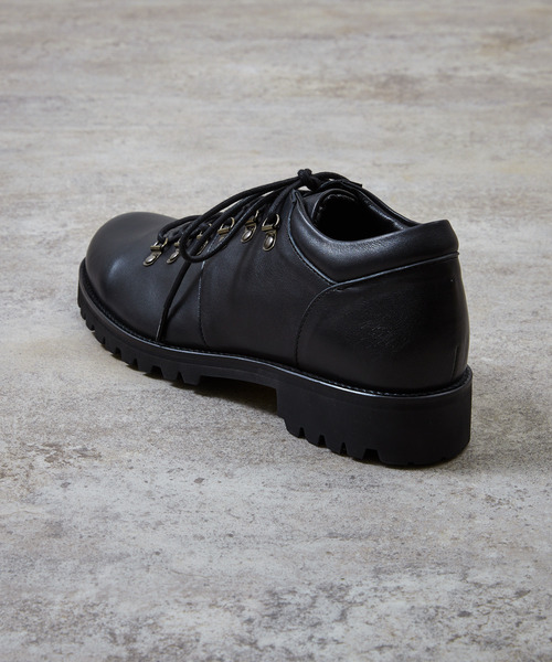 PADRONE(パドローネ)の「PADRONE パドローネ / TREKKING SHOES WATER PROOF LEATHER トレッキングシューズ 防水レザー 日本製 / PU8054-2101(ブーツ・メンズ・ブラック/ダークブラウン・42/41/40)」の10枚目の写真