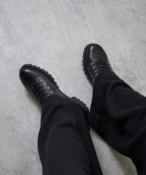 PADRONE(パドローネ)の「PADRONE パドローネ / TREKKING SHOES WATER PROOF LEATHER トレッキングシューズ 防水レザー 日本製 / PU8054-2101(ブーツ・メンズ・ブラック/ダークブラウン・42/41/40)」の16枚目の写真