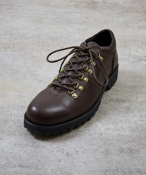 PADRONE(パドローネ)の「PADRONE パドローネ / TREKKING SHOES WATER PROOF LEATHER トレッキングシューズ 防水レザー 日本製 / PU8054-2101(ブーツ・メンズ・ブラック/ダークブラウン・42/41/40)」の20枚目の写真