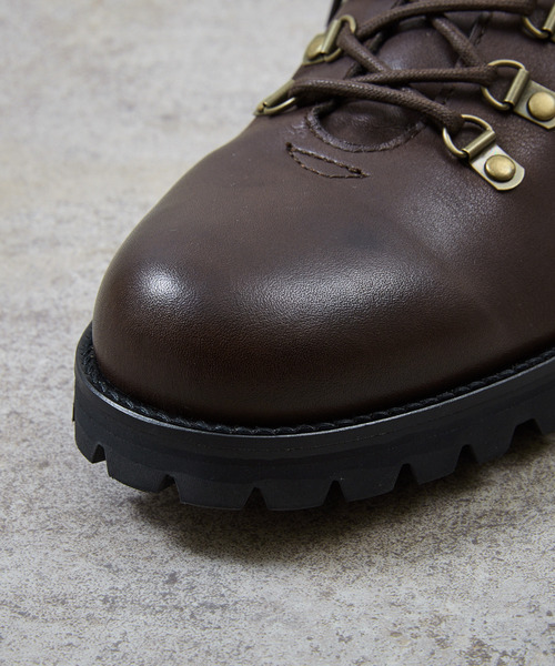 PADRONE(パドローネ)の「PADRONE パドローネ / TREKKING SHOES WATER PROOF LEATHER トレッキングシューズ 防水レザー 日本製 / PU8054-2101(ブーツ・メンズ・ブラック/ダークブラウン・42/41/40)」の21枚目の写真
