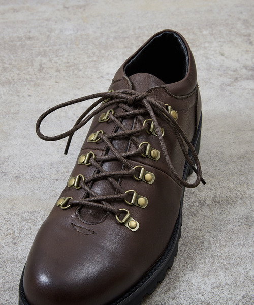PADRONE(パドローネ)の「PADRONE パドローネ / TREKKING SHOES WATER PROOF LEATHER トレッキングシューズ 防水レザー 日本製 / PU8054-2101(ブーツ・メンズ・ブラック/ダークブラウン・42/41/40)」の22枚目の写真