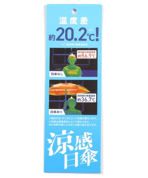 GLOBAL WORK(グローバルワーク)の「遮光ウォーターペイント傘/658182(長傘・レディース・ライトブルー/ライトピンク・FREE)」の11枚目の写真