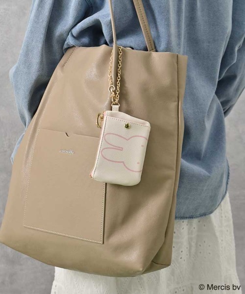 Bleu Bleuet(ブルーブルーエ)の「miffyおかおコインパスケース(パスケース・レディース・ブラック・FREE)」の3枚目の写真