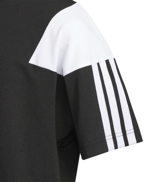 adidas（アディダス）の「アディダス adidas カラーブロック オーバーサイズ 半袖Tシャツ（Tシャツ/カットソー・キッズ・ブラック/ピンク・120cm/130cm/140cm/150cm/160cm）」の10枚目の写真