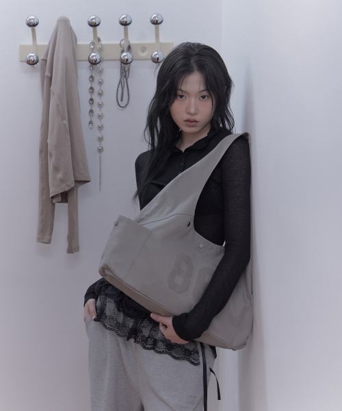 HAVEAWHALE(ハブアホエール)の「pocket baguette bag (LB)(エコバッグ/サブバッグ・レディース・その他・FREE)」の2枚目の写真