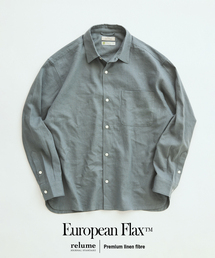 European Flax / ヨーロピアンフラックス リネン/レーヨン シャツ