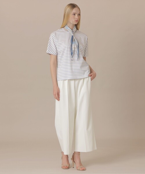 MACKINTOSH LONDON（マッキントッシュ ロンドン）の「【The Essential Collection】プレーティング天竺ボーダーTシャツ（Tシャツ/カットソー・レディース・ブルー系その他2・38）」の2枚目の写真