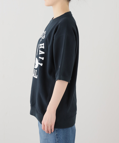 Champion(チャンピオン)の「Champion / チャンピオン 半袖スウェット C3-D004(Tシャツ/カットソー・レディース・ネイビー/ライトグレー・FREE)」の12枚目の写真