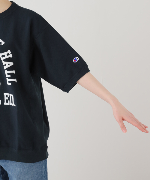 Champion(チャンピオン)の「Champion / チャンピオン 半袖スウェット C3-D004(Tシャツ/カットソー・レディース・ネイビー/ライトグレー・FREE)」の10枚目の写真