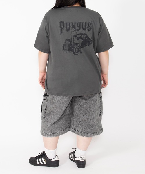 PUNYUS（プニュズ）の「デニムカーゴハーフパンツ（デニムパンツ・レディース・ブラック/ライトブルー・2/1/5/4/3）」の17枚目の写真