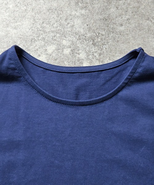 SELECT LEVERY(セレクトリベリー)の「天竺 ノースリーブ チュニック Tシャツ(Tシャツ/カットソー・レディース・ブラック/ブラウン/オフホワイト・MEDIUM)」の19枚目の写真