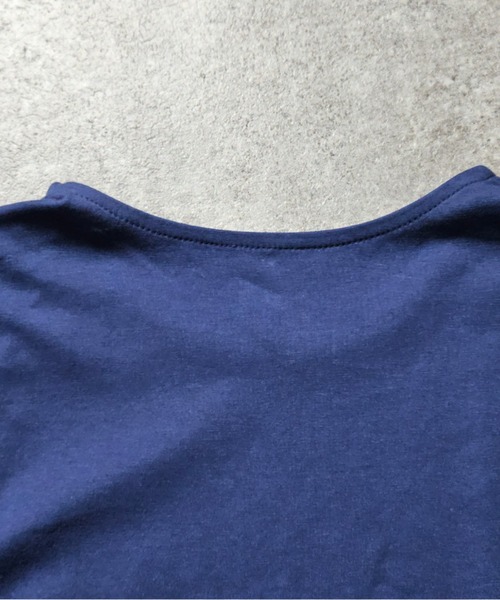 SELECT LEVERY(セレクトリベリー)の「天竺 ノースリーブ チュニック Tシャツ(Tシャツ/カットソー・レディース・ブラック/ブラウン/オフホワイト・MEDIUM)」の20枚目の写真