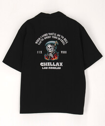 chillax（チラックス）の「限定展開 CHILLAX/チラックス シルキータッチ刺繍BIGシャツ（シャツ/ブラウス）」