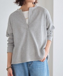 Pierrot | ワッフルヘンリーネックカットソー(Tシャツ/カットソー)