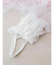 【WHITE COLLECTION】スカラップ刺繍トートバッグ