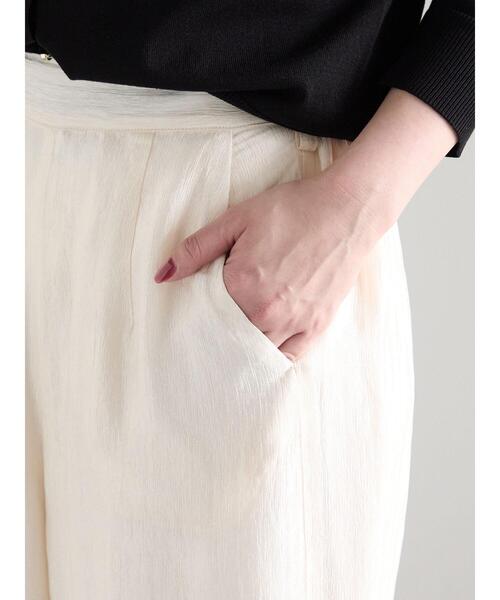 Te chichi(テチチ)の「チーフ刺繍ラップスカート付きパンツ(その他パンツ・レディース・ブラック/オフホワイト・F)」の17枚目の写真